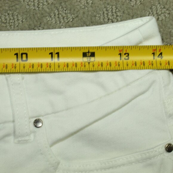 Chico's So Slimming Size 00 / XS Pristine White Ankle Jeans - Picture 6 of 6